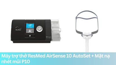 Máy trợ thở ResMed AirSense 10 AutoSet + Mặt nạ nhét mũi P10