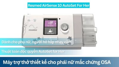 Máy trợ thở thiết kế cho phái nữ mắc chứng OSA