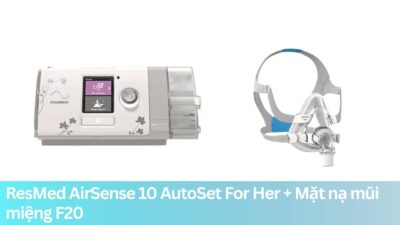 ResMed AirSense 10 AutoSet For Her + Mặt nạ mũi miệng F20