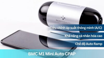 thiết bị trợ thở mini BMC M1 Mini Auto CPAP