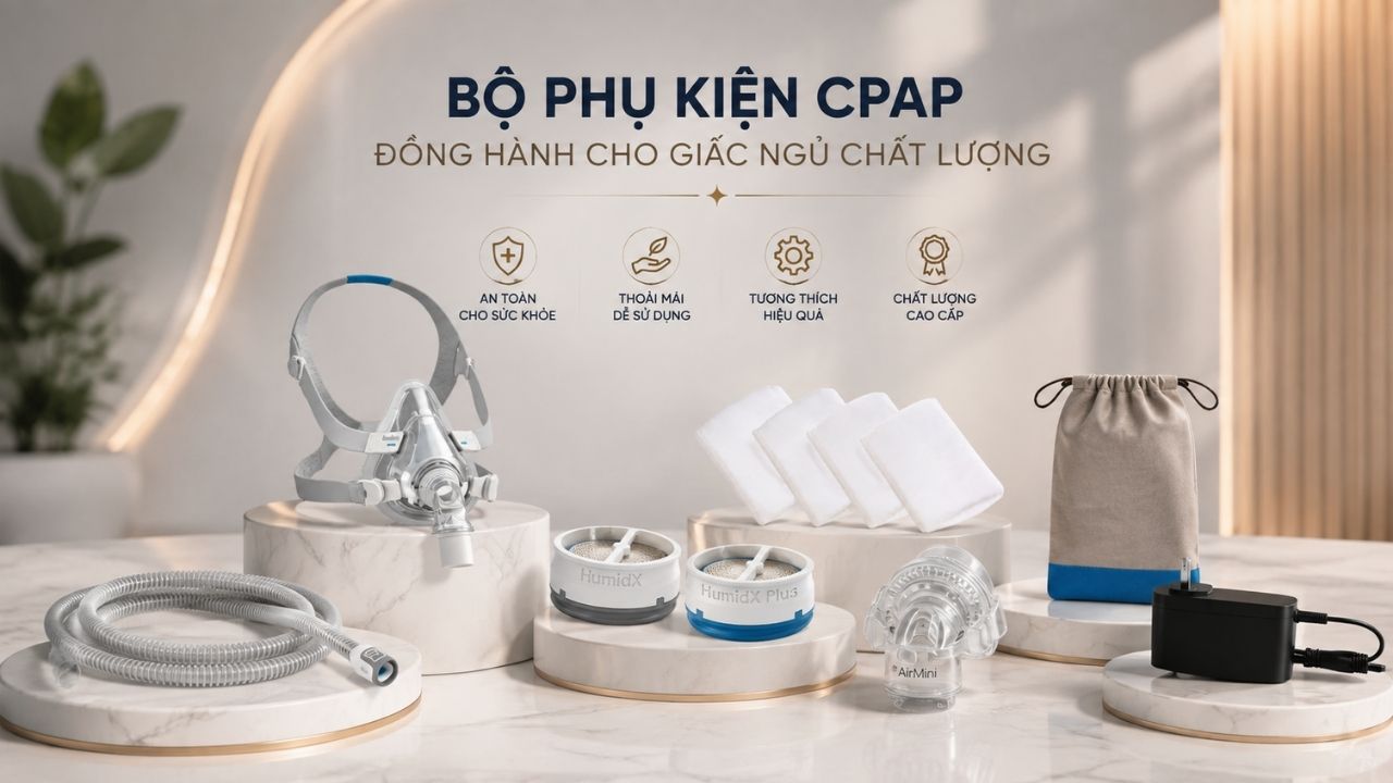 Linh kiện máy hỗ trợ thở